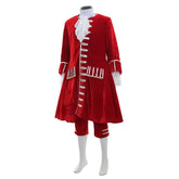 18th Century Aristocrat Costume for Men - Red Velvet Vintage Suit | Halloweez Medieval Series - Halloweez